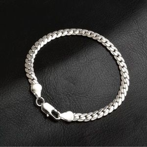 Sterling SILVER SNAKE CHAIN BRACELET 7”